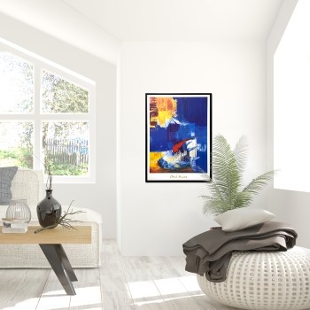 Sølv Bente Merrild Plakat 70x100 - Forskellige Rammer Tilgængelige