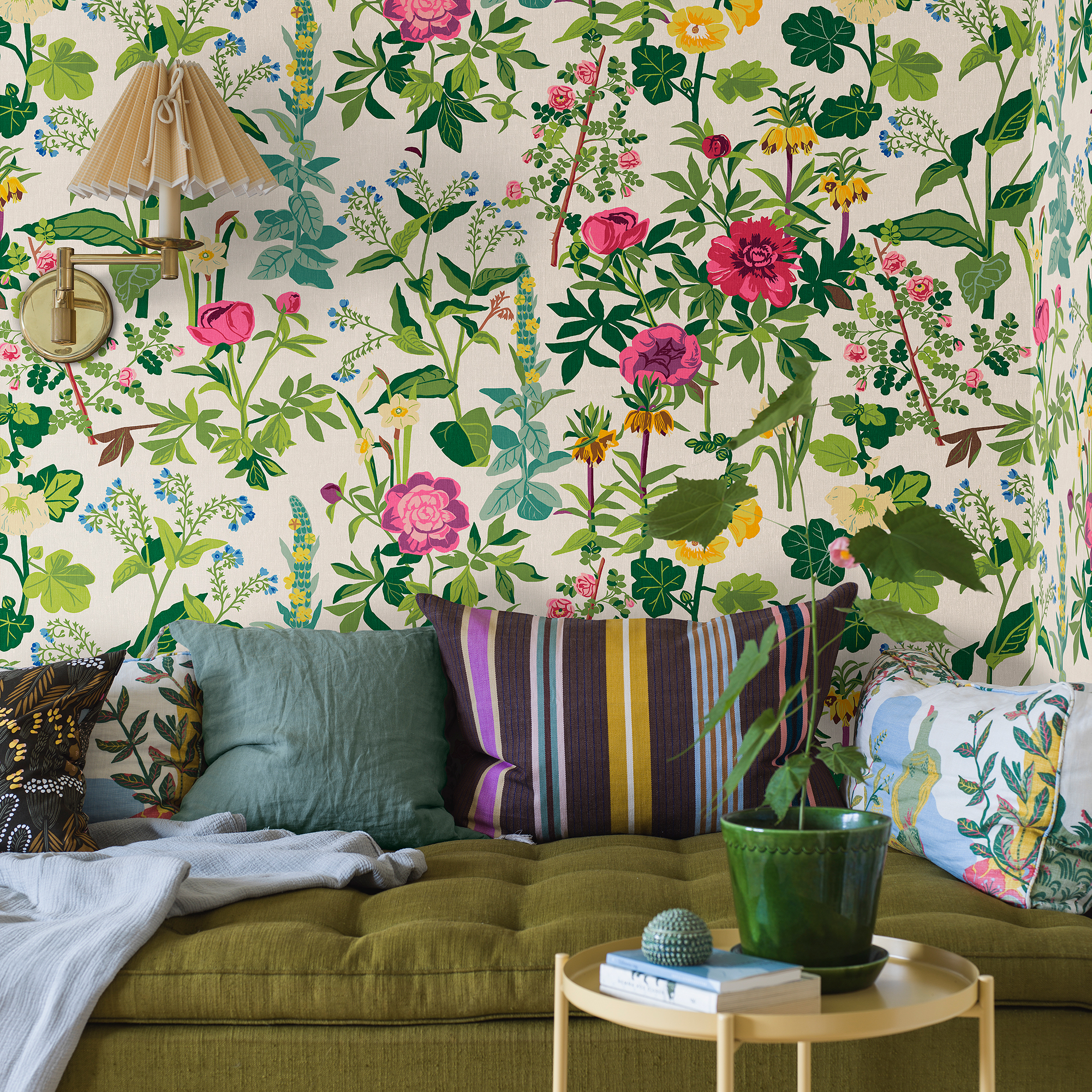 Gocken Jobs Sommar Off White Tapet - Skandinavisk Design