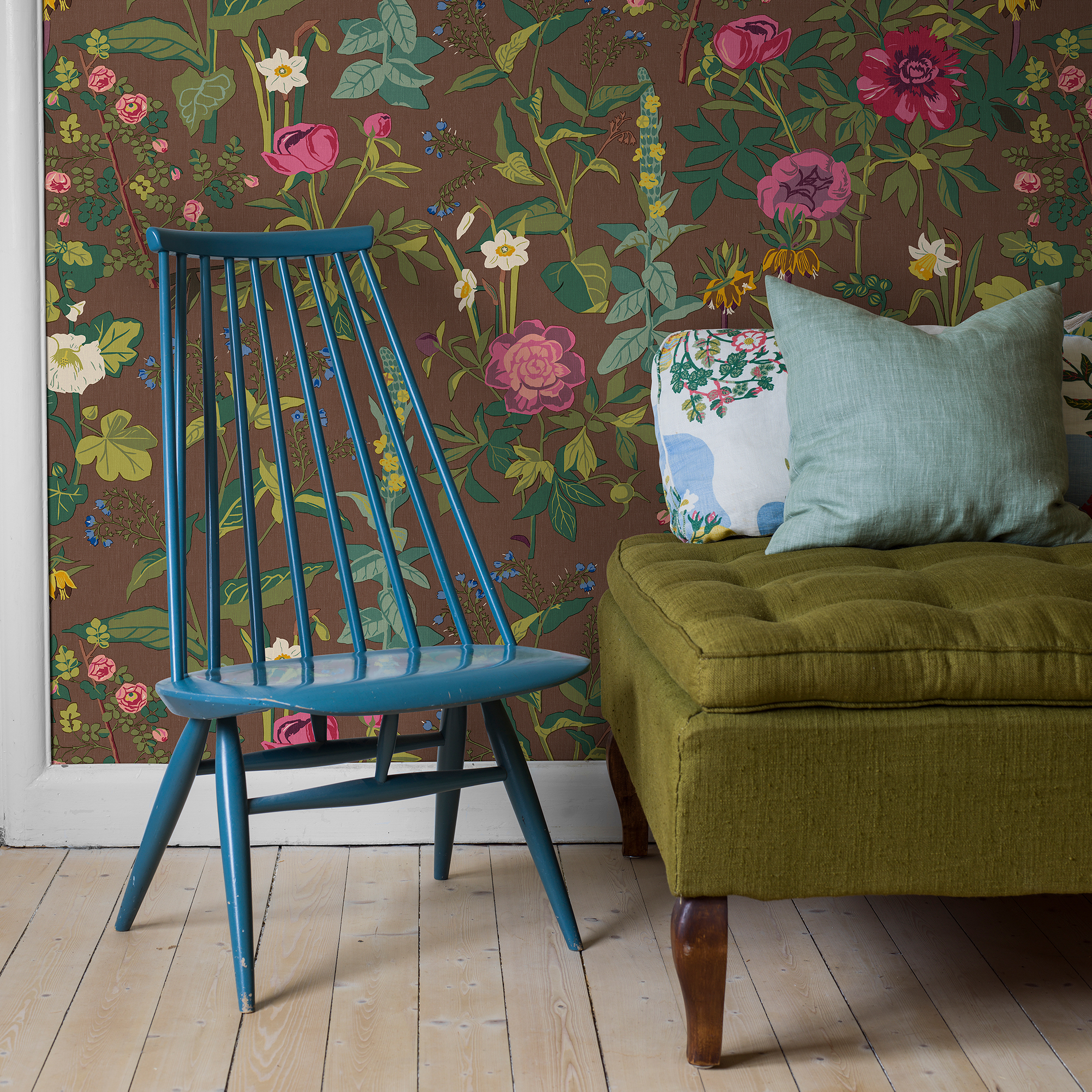 Gocken Jobs Sommar Brown Tapet - Scandi Design 270x265 cm