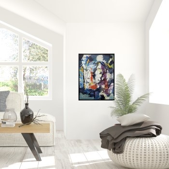 Sølv Galleri Justpictures Plakat - 70x92 cm med ramme