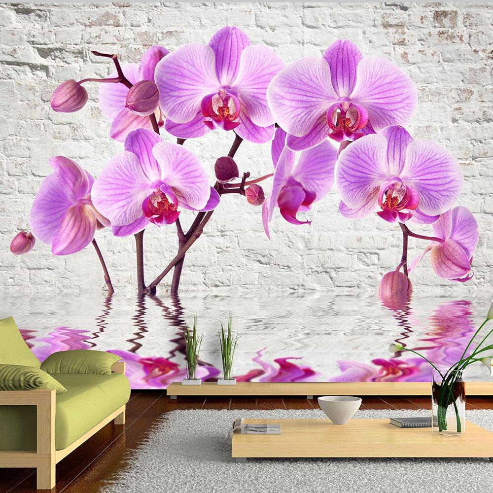 Lilla Fototapet Purple Delight - Premium Dekoration