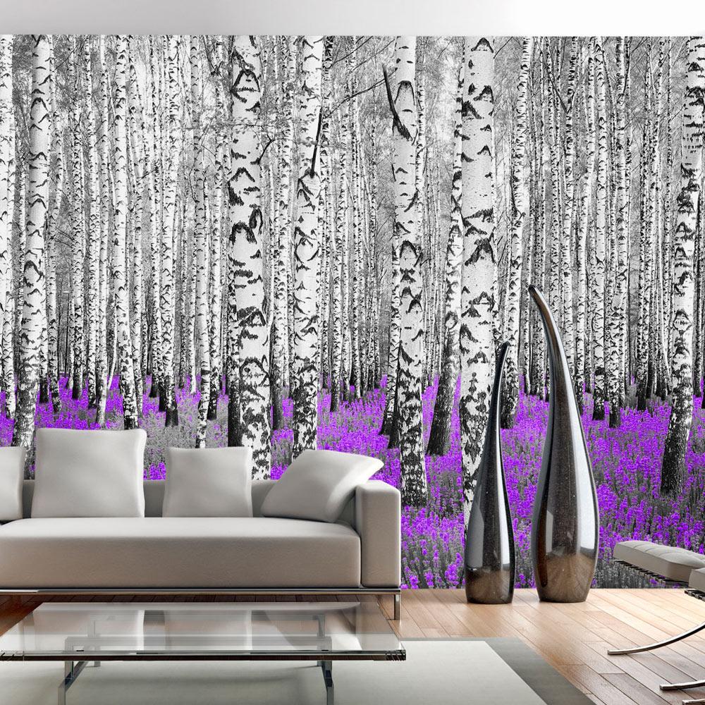Lilla Selvklæbende Fototapet - Purple Asylum 392 280