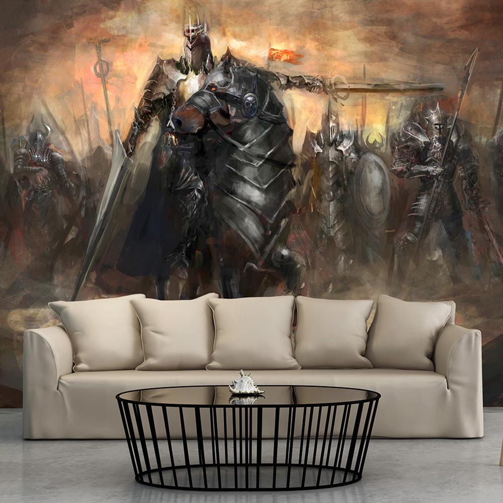 Sort Fototapet Black Rider 300x210 - Premium Dekor