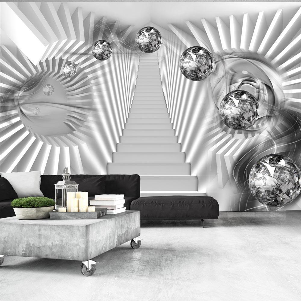 Fototapet Silver Stairs 350x245 - Premium Dekoration