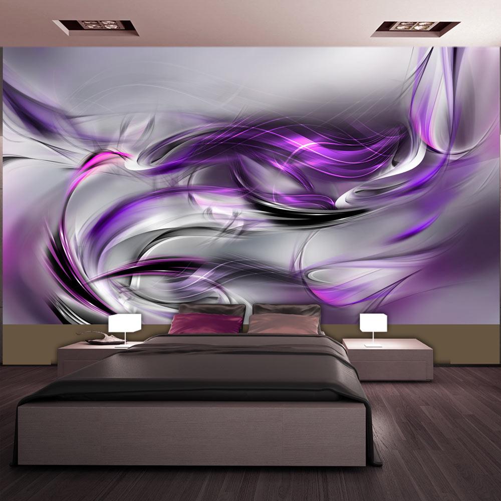 Lilla Selvklæbende Fototapet med Swirls - Boligcenter Justpictures