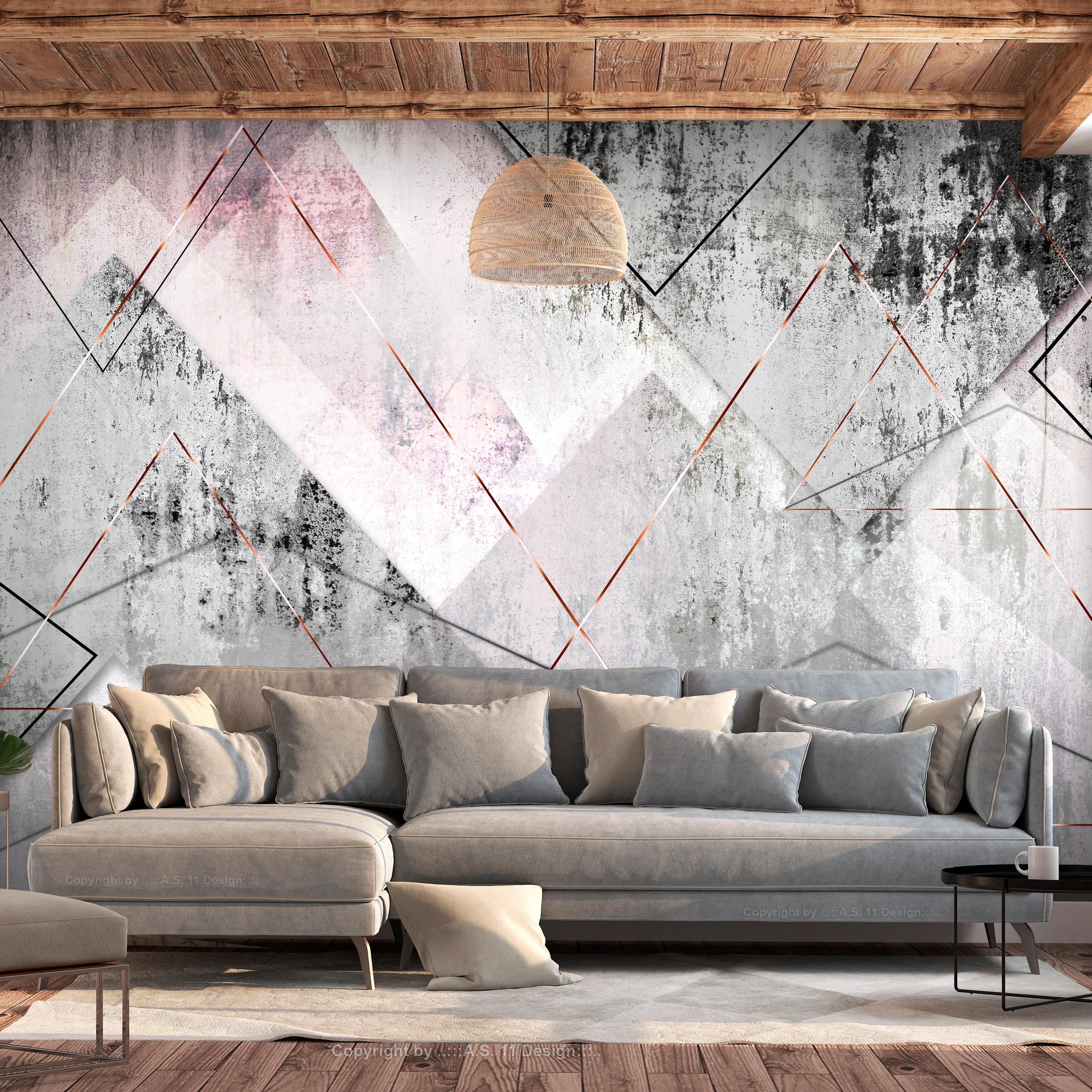 Fototapet Triangulær Perspektiv 300x210 - Premium Dekor