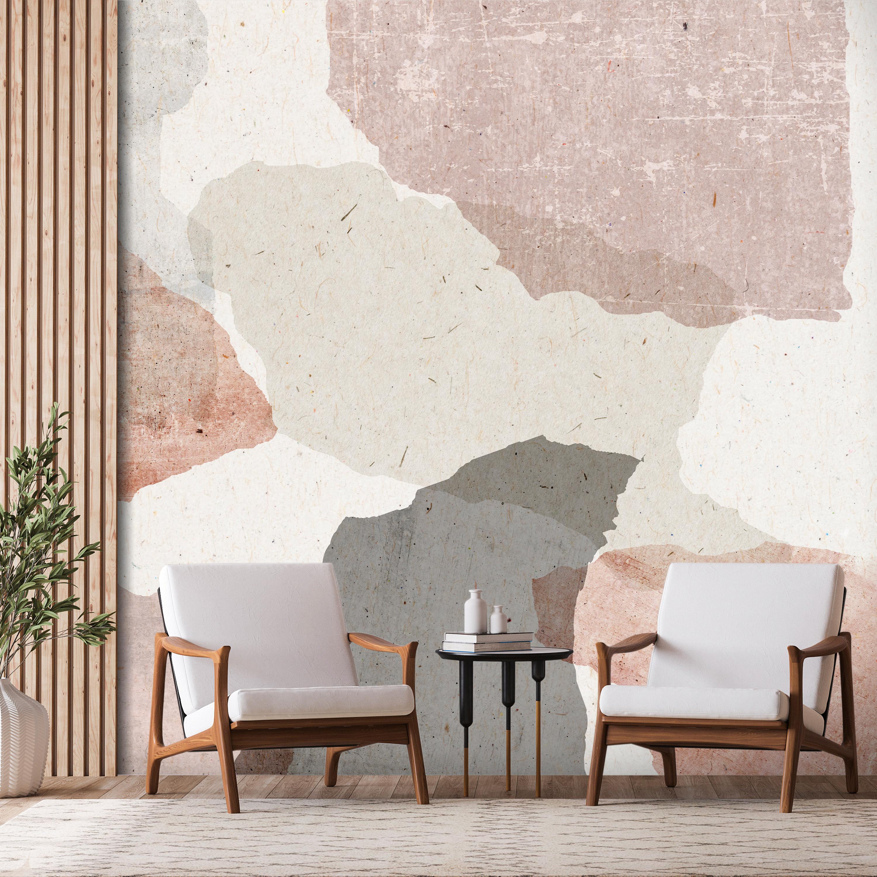 Farverigt Terrazzo Fototapet 392x280 - Selvklæbende Dekor