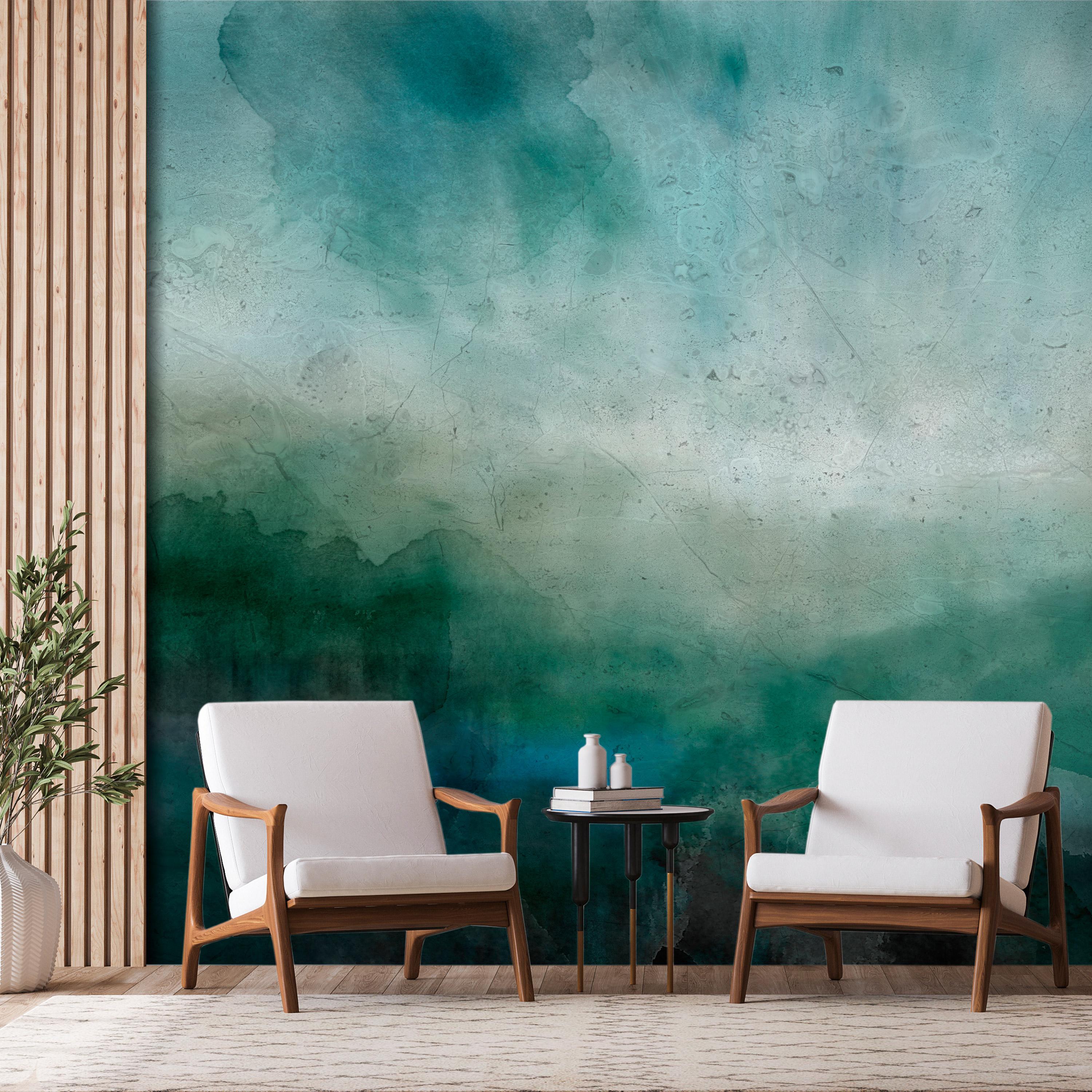 Fototapet Malachite Landskab 300x210 - Premium Kvalitet
