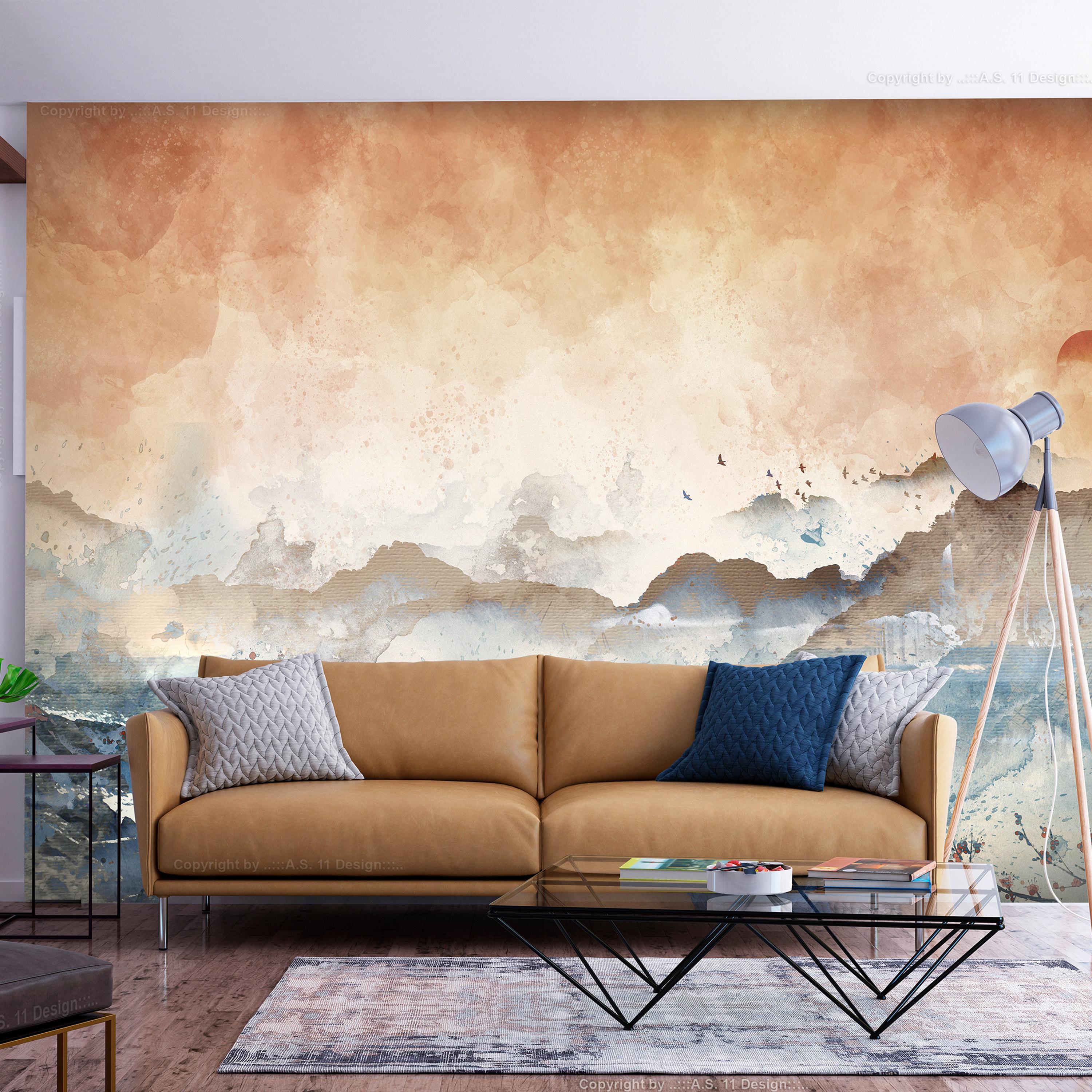 Fototapet - Smuk Hjørne 392x280 cm - Selvklæbende Dekor