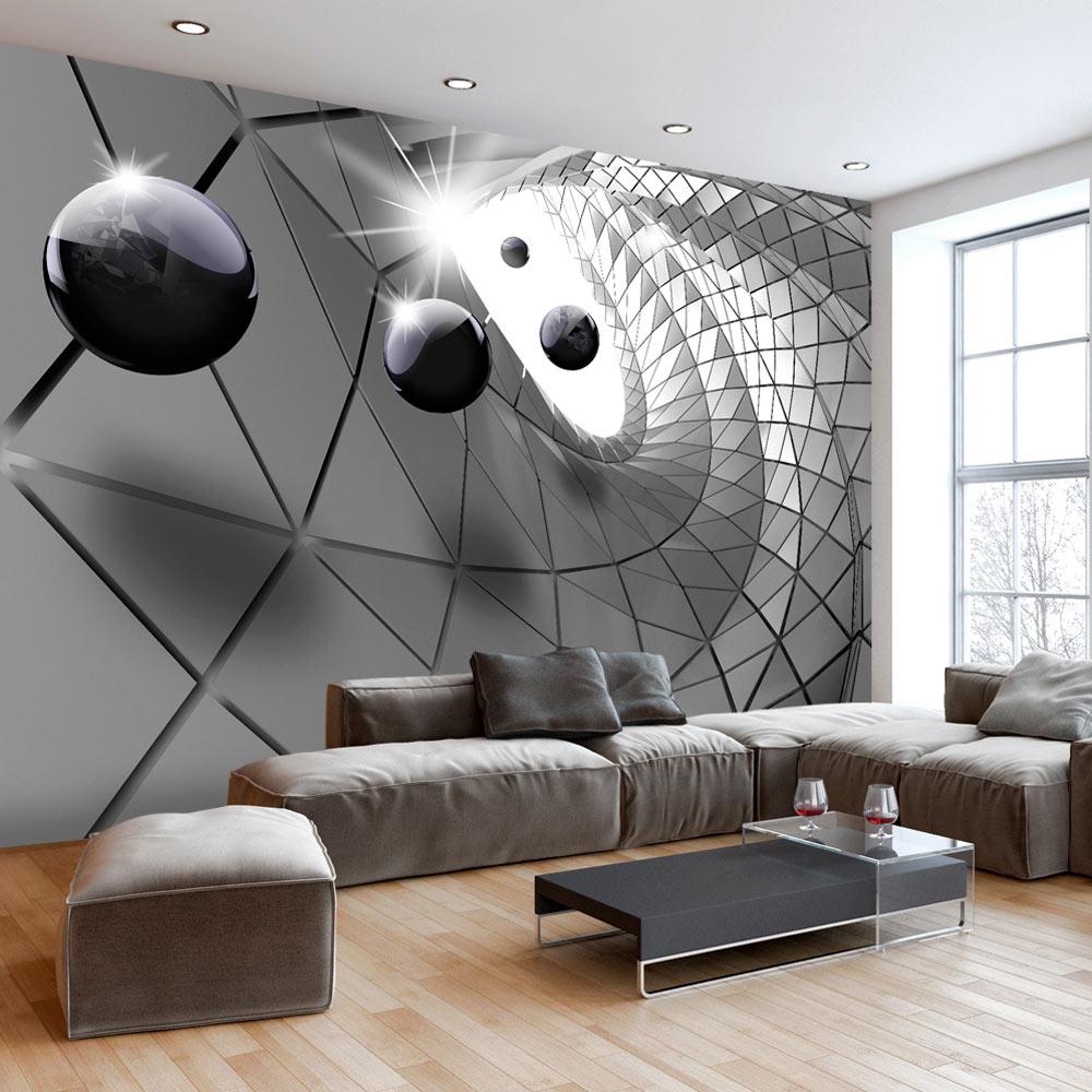Fototapet Steel Illusion 392 - Selvklæbende Dekoration