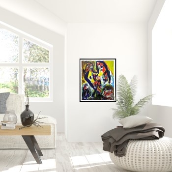 Sølv Asger Jorn Plakat 70x84 – Få den i din ramme!