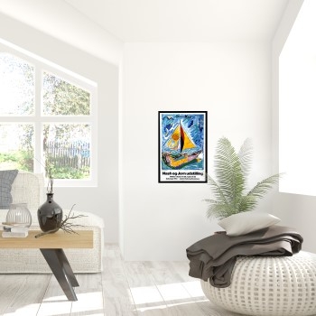 Sølv Jørgen Nash Plakat 50x75 – Forskellige Rammer Tilbud!