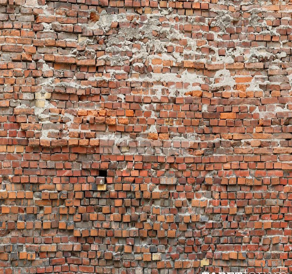 Bricklane Mursten Fototapet - Kvalitets Fleece Tapet