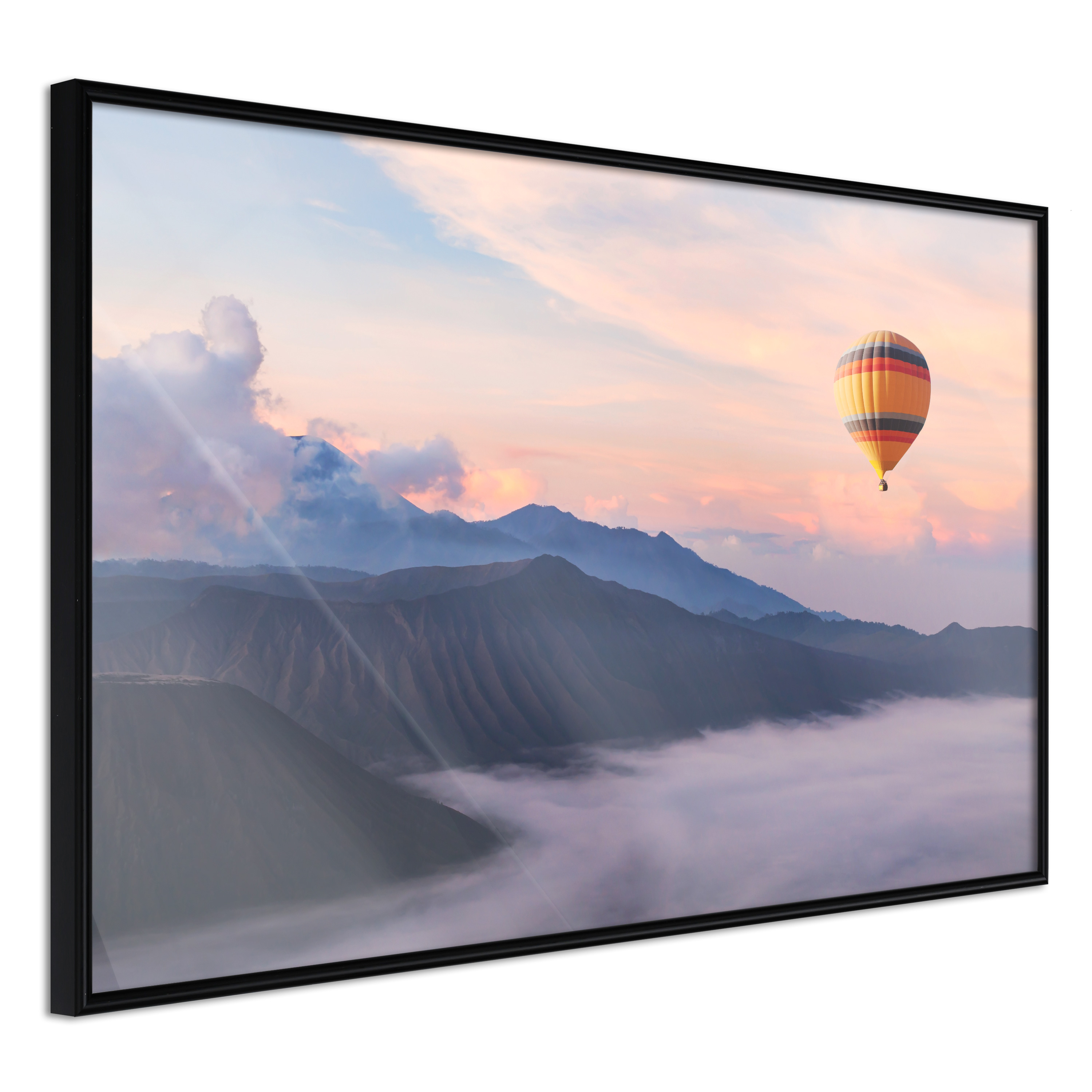 Artgeist Plakat med Ramme - Freedom i Guld 90x60