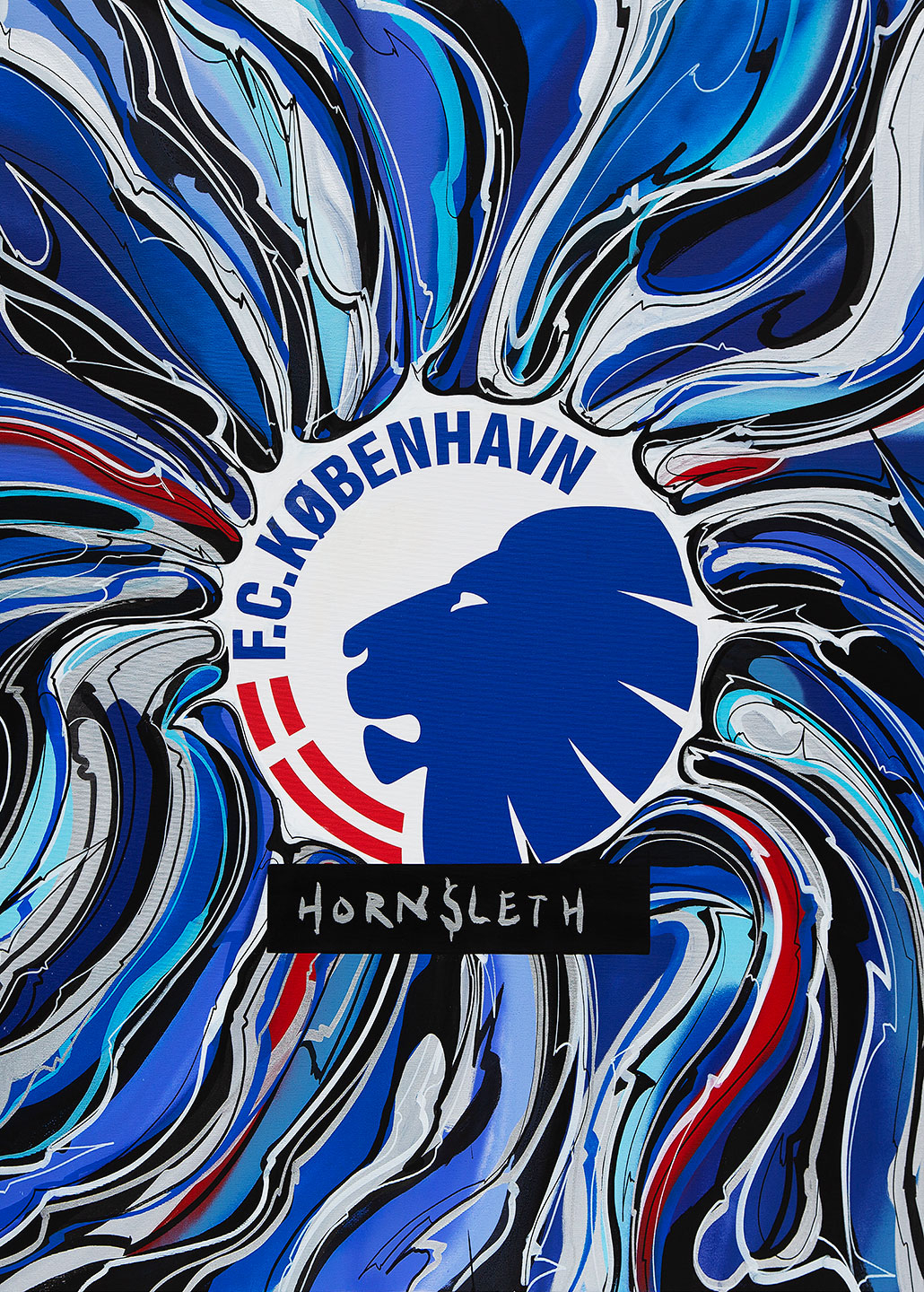FCK Plakat med Hornsleth Logo – Justpictures Design