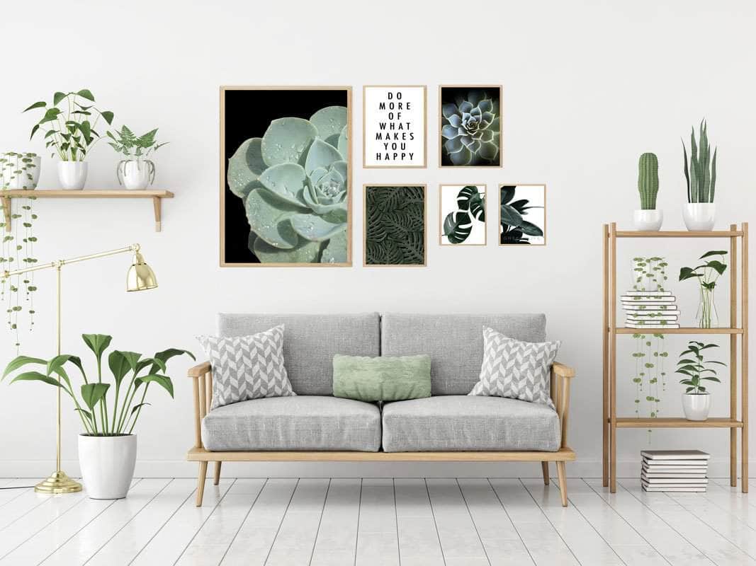 Plante Billedvæg - Inspireret af Naturens Skønhed