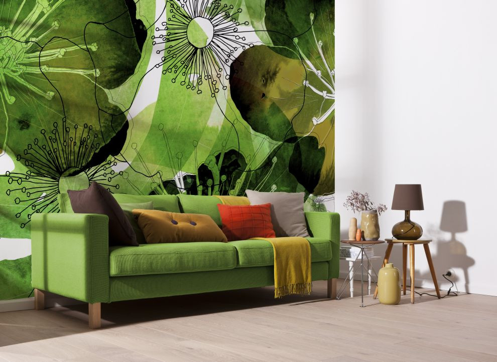 Aquarell Fototapet - Komar Justpictures Tilbud!